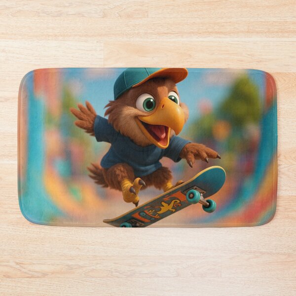 Item preview, Skater Terror Bird designed and sold by Sillytoe.