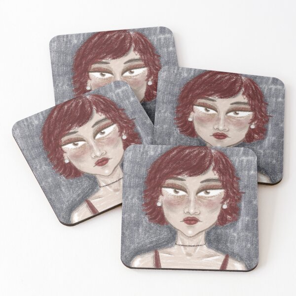 Item preview, Nonchalant red-hair girl.  designed and sold by Unveiled Safura.