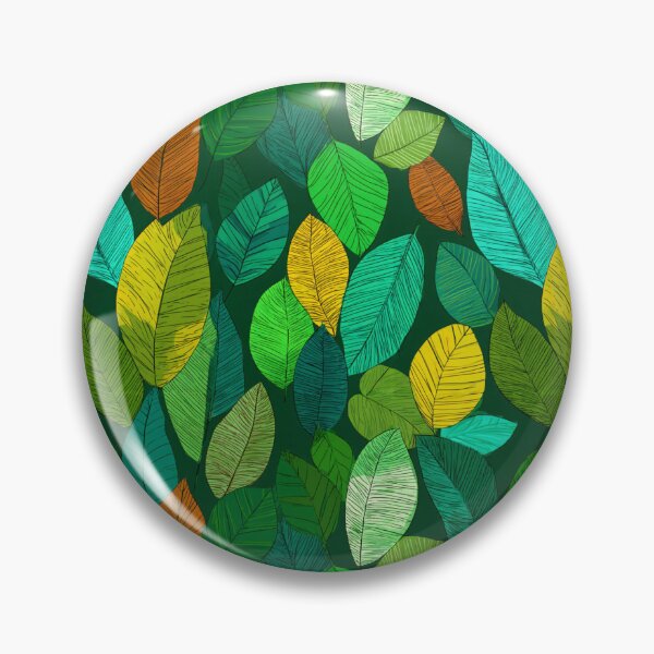 Item preview, Vibrant Botanical Leaves Nature Pattern Design designed and sold by NicolasGlowArt.