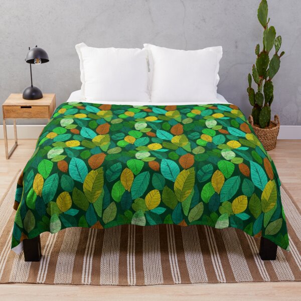 Item preview, Vibrant Botanical Leaves Nature Pattern Design designed and sold by NicolasGlowArt.
