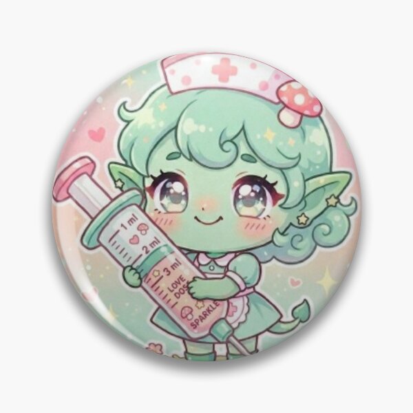 Item preview, Elf Nurse Fantasy Illustration | Magical Love Dose Art designed and sold by CosyCush.