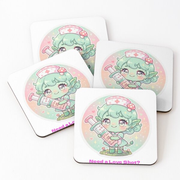 Item preview, Elf Nurse Fantasy Illustration | Magical Love Dose Art designed and sold by CosyCush.
