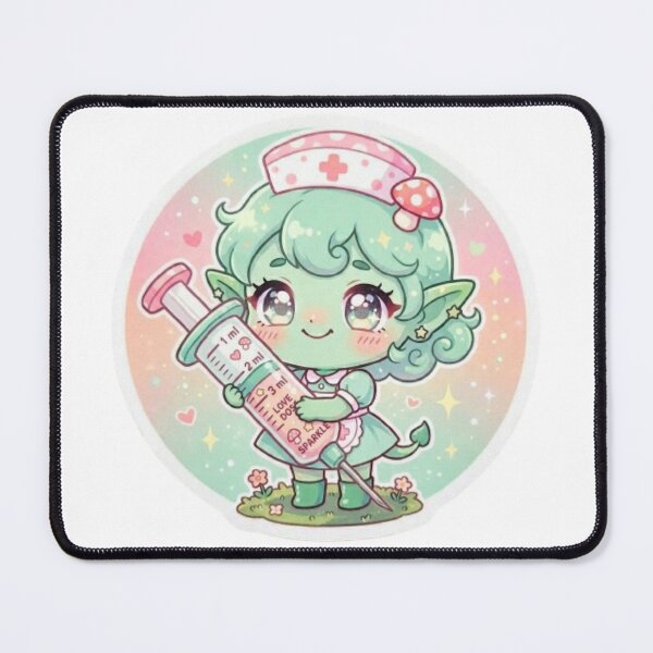 Item preview, Elf Nurse Fantasy Illustration | Magical Love Dose Art designed and sold by CosyCush.