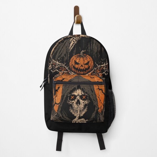 Item preview, Shhh... keep quiet! reaper, ghost, pumpkin Halloween design designed and sold by LoneTide.
