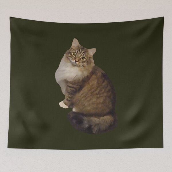 Item preview, Maine Coon Cat Portrait designed and sold by Susan Savad.