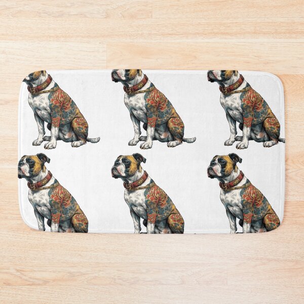 Item preview, Floral Boxer dog designed and sold by MendaciousMina.