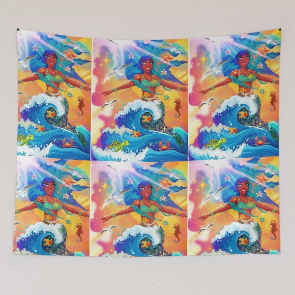 Item preview, Lil Ebony Mermaid.. designed and sold by MoonChild67.