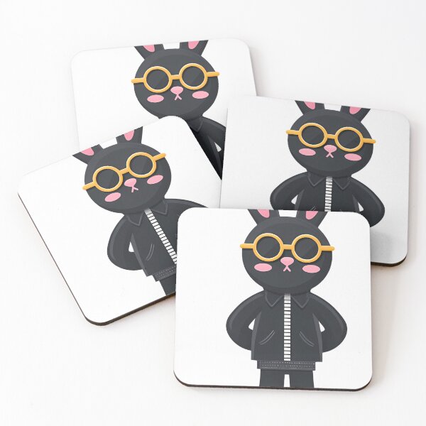 Item preview, Bad Bunny Inspired Cute Rebel Bunny Sticker Design designed and sold by YAZEEDBASH.