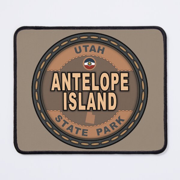 Item preview, Antelope Island State Park Utah stitching effect designed and sold by studioss76.