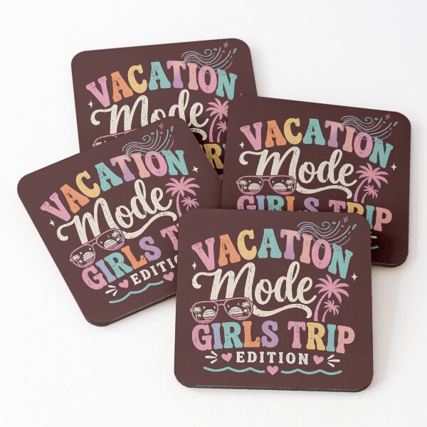 Item preview, Vacation Mode Girls Trip Edition – Vacay Beach Travel Summer Holiday Design for Girls Trip, Wanderlust Vacation Aesthetic, Cute Holiday Vibes Artwork designed and sold by MystiMagica.