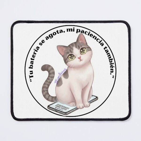 Item preview, Sarcastic Cat Sticker - Phone vs Me designed and sold by MichiNotas.