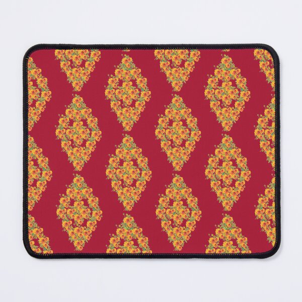Item preview, Floral Diamond on Rich Red  designed and sold by TerryFarrow4.