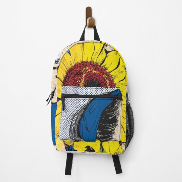Item preview, 60s Retro Pop Art Pin-Up – Bold Sunflower Comic Book Sticker designed and sold by SunPeachRetro.