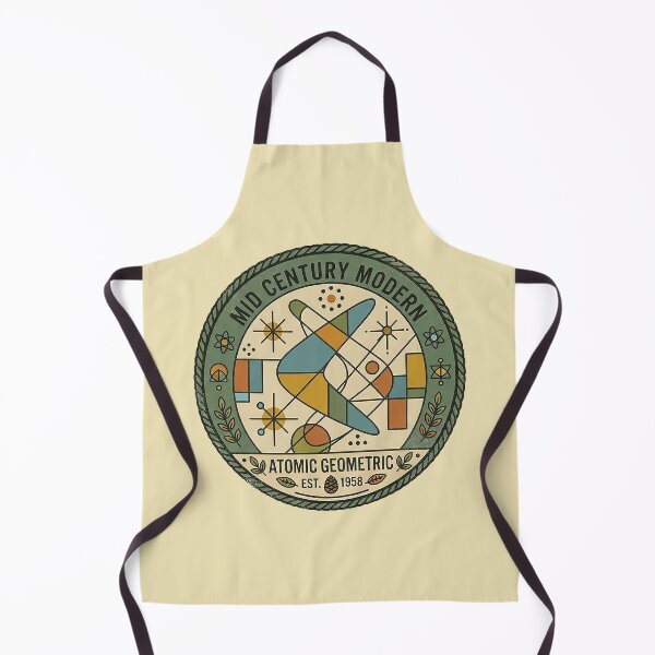 Item preview, Mid Century Modern - Retro Atomic Age Geometric - MCM designed and sold by CattlettArt.
