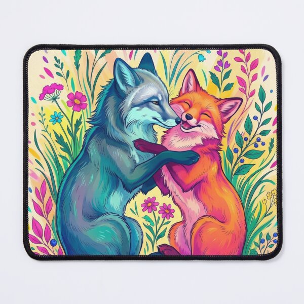 Item preview, The Fox and the Field of Wildflowers designed and sold by PP&RAINBOW SHOP.