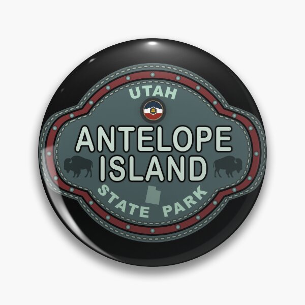 Item preview, Antelope Island State Park Utah stitching effect designed and sold by studioss76.
