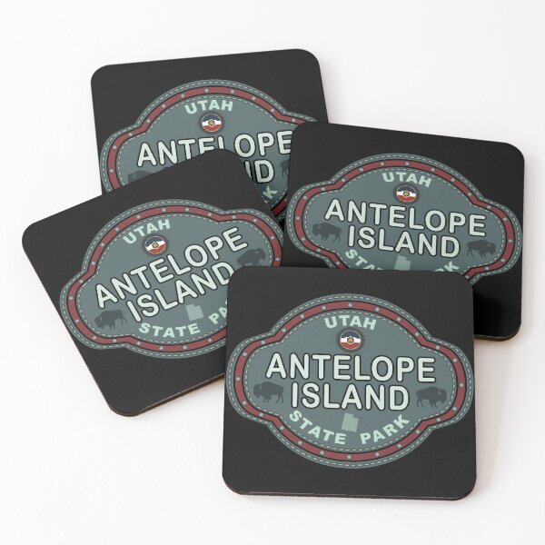 Item preview, Antelope Island State Park Utah stitching effect designed and sold by studioss76.