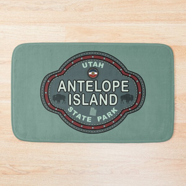 Item preview, Antelope Island State Park Utah stitching effect designed and sold by studioss76.