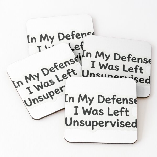 Item preview, Minimalist Kawaii Funny Typography Quote Sticker Unsupervised Humor designed and sold by Modefissi.