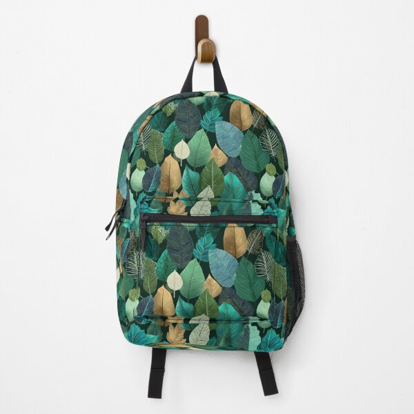 Item preview, Tropical Jungle Leaves Botanical Pattern designed and sold by NicolasGlowArt.