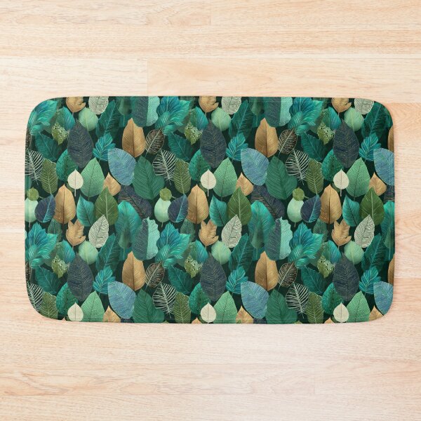 Item preview, Tropical Jungle Leaves Botanical Pattern designed and sold by NicolasGlowArt.