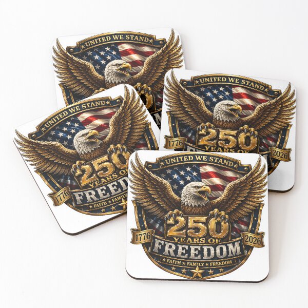 Item preview, 250 Anniversary of the USA - 250 Years of Freedom – United We Stand Patriotic Sticker designed and sold by Collins Design.