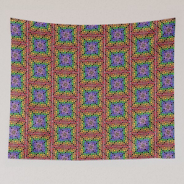 Item preview, Distorted Rainbow Checkerboard designed and sold by Iza Howler.