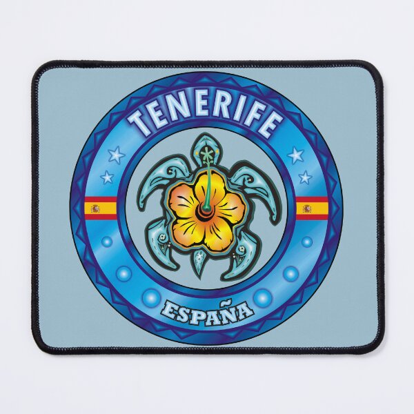Item preview, Tenerife Islas Canarias sea turtle hibiscus designed and sold by studioss76.