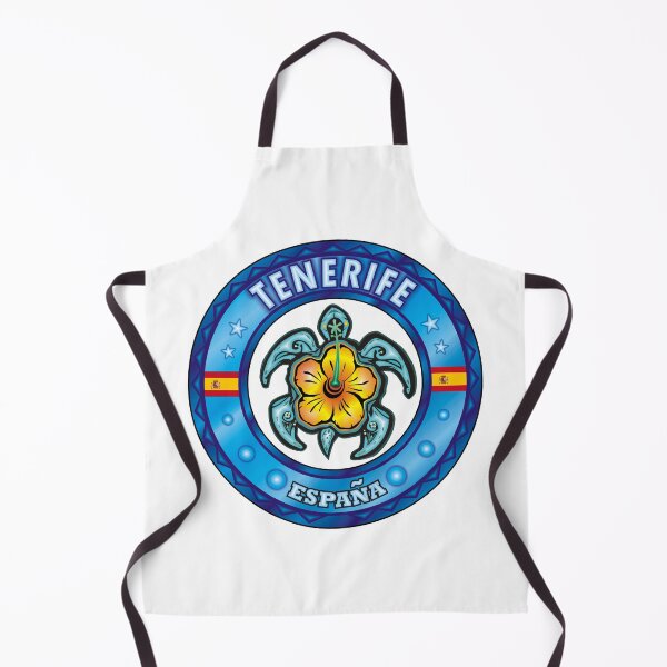 Item preview, Tenerife Islas Canarias sea turtle hibiscus designed and sold by studioss76.