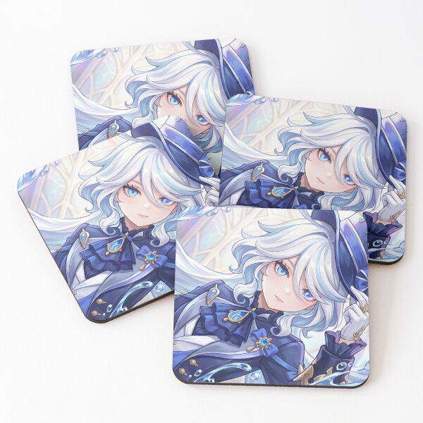 Item preview, Furina // Genshin Impact Illustration - Elegant Hydro Archon Anime Aesthetic Water Art designed and sold by Astraphyllia.