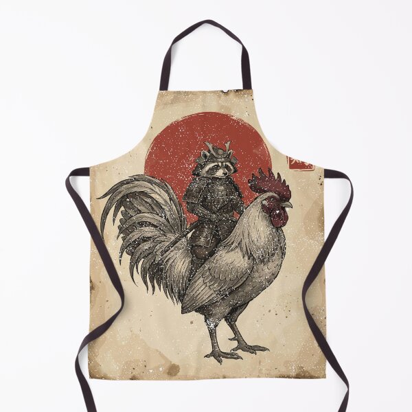 Item preview, Shadow Samurai Raccoon - Vintage Japanese Red Sun & Warrior Art designed and sold by YYoYY.