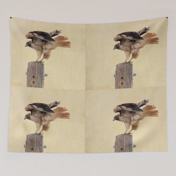 Item preview, Red-tailed Hawk on Post designed and sold by CarolM.