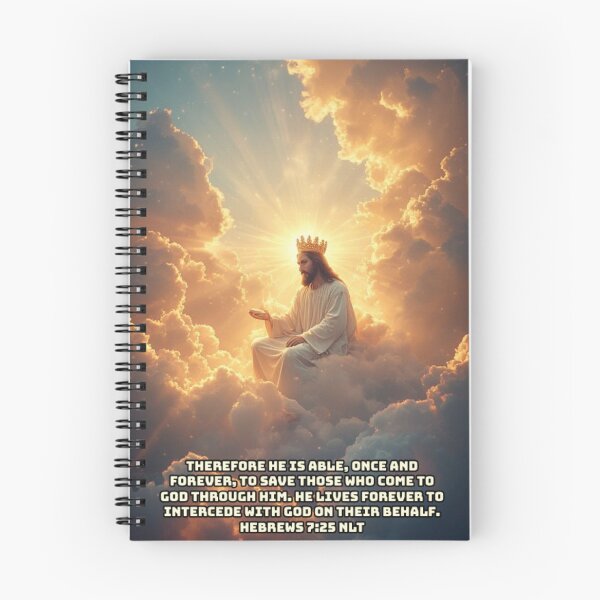Item preview, Hebrews 7:25 NLT - JCTRUTHER designed and sold by JCTRUTHERshop.