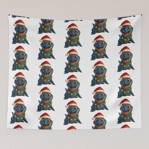 Item preview, Christmas Liopleurodon designed and sold by Sillytoe.
