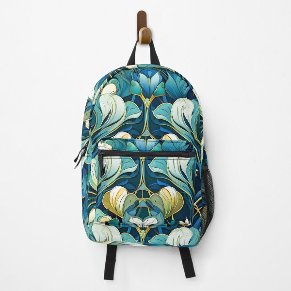 Item preview, Art Nouveau Luxurious Blue And White Floral Designs designed and sold by DEC02.