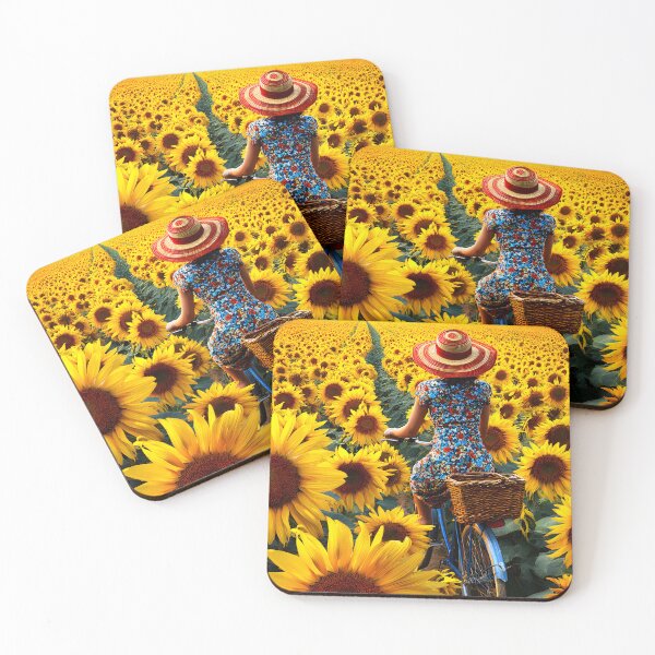 Item preview, Bicycling Through Sunflower Fields in the Summer designed and sold by Artessie.