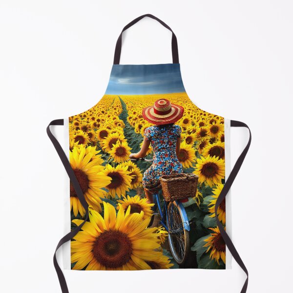 Item preview, Bicycling Through Sunflower Fields in the Summer designed and sold by Artessie.