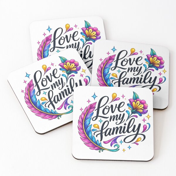 Item preview, Love my family designed and sold by BarelyNaughty.