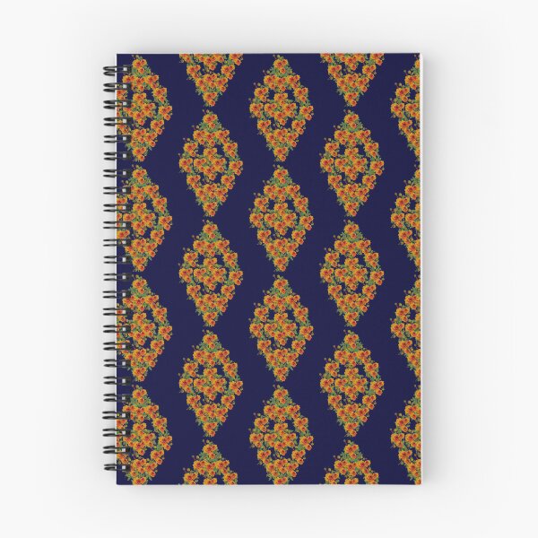 Item preview, Floral Diamond on Rich Blue designed and sold by TerryFarrow4.