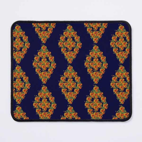 Item preview, Floral Diamond on Rich Blue designed and sold by TerryFarrow4.