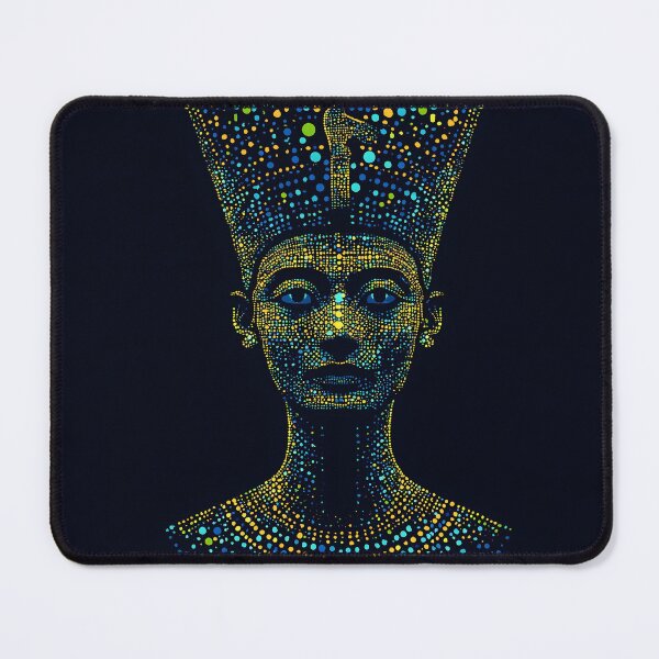 Item preview, Green Gold Neon Mosaic Nefertiti designed and sold by ClubVacay.