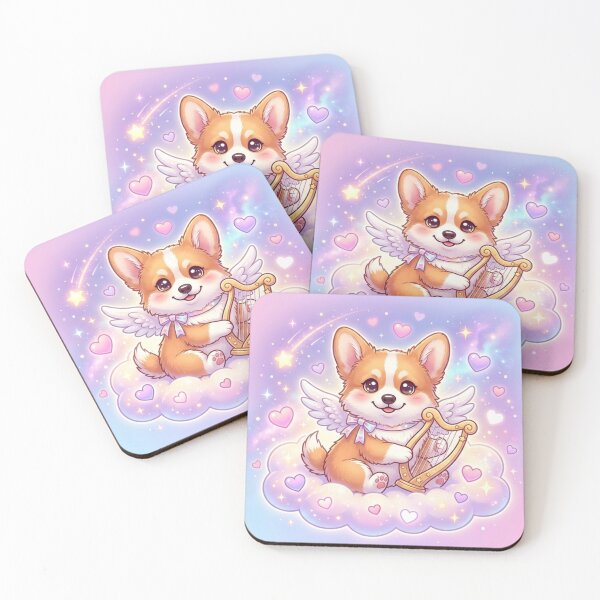 Item preview, Cute Angel Dog designed and sold by StampLab1.
