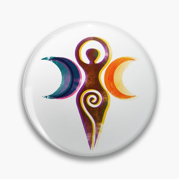 Item preview, Triple Moon Goddess Spiral – Divine Feminine Lunar Symbolism Aesthetic designed and sold by H Jonas.