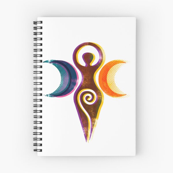 Item preview, Triple Moon Goddess Spiral – Divine Feminine Lunar Symbolism Aesthetic designed and sold by H Jonas.