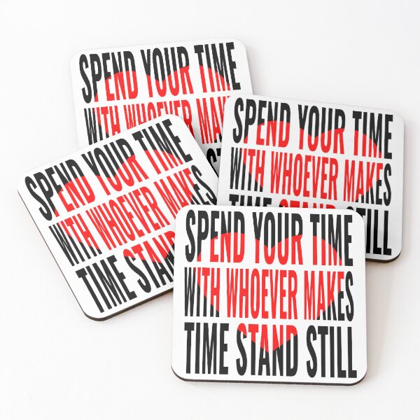 Item preview, Spend Your Time - Inspirational Heart Quote Art designed and sold by JR78.