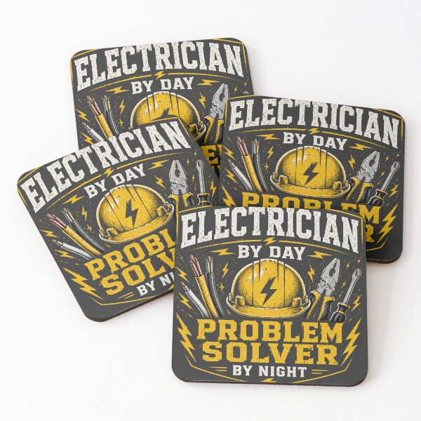 Item preview, Electrician By Day Problem Solver By Night Funny Electrician Shirt designed and sold by Drip5.