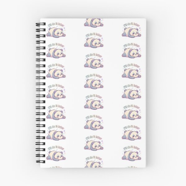 Item preview, Kawaii Lazy Panda: I'll Do It Later designed and sold by AidaAviles.
