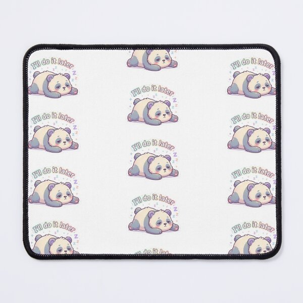 Item preview, Kawaii Lazy Panda: I'll Do It Later designed and sold by AidaAviles.