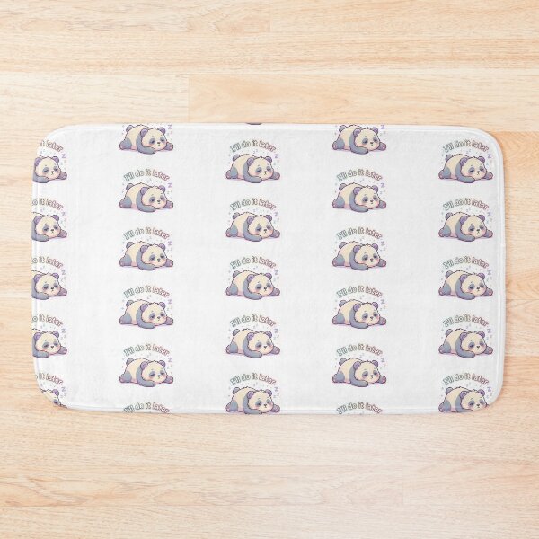 Item preview, Kawaii Lazy Panda: I'll Do It Later designed and sold by AidaAviles.