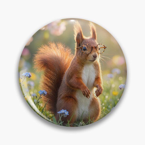 Item preview, Red Squirrel in Glasses designed and sold by Tridentulus.